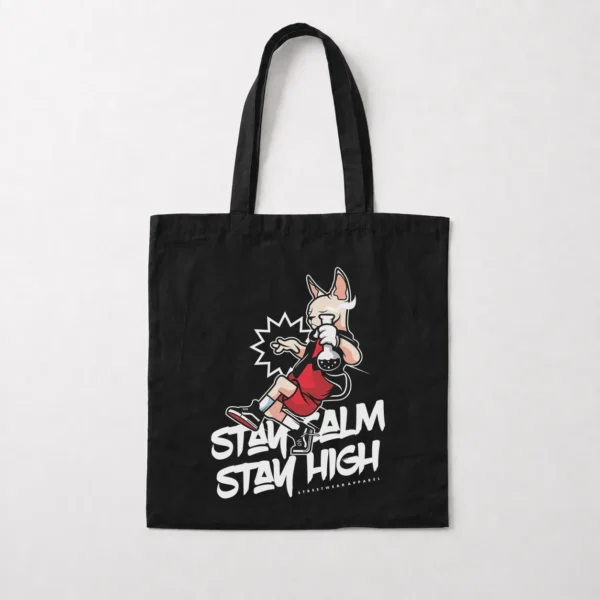 توت بگ تایپوگرافی Stay Calm Stay High کد 28742