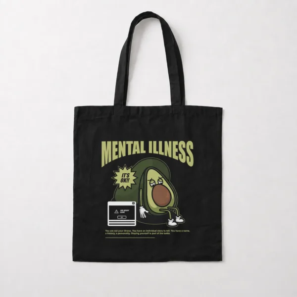 توت بگ آووکادو کارتونی طرح Mental Illness It’s Ok کد 28916