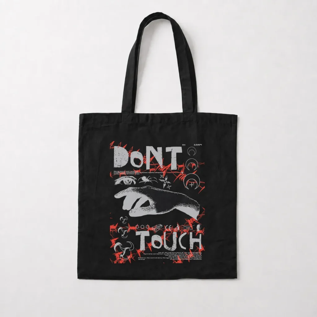 توت بگ گرافیکی طرح Don’t Touch کد 28918