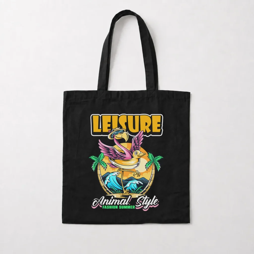 توت بگ تابستانی فلامینگو طرح Animal Style کد 29011