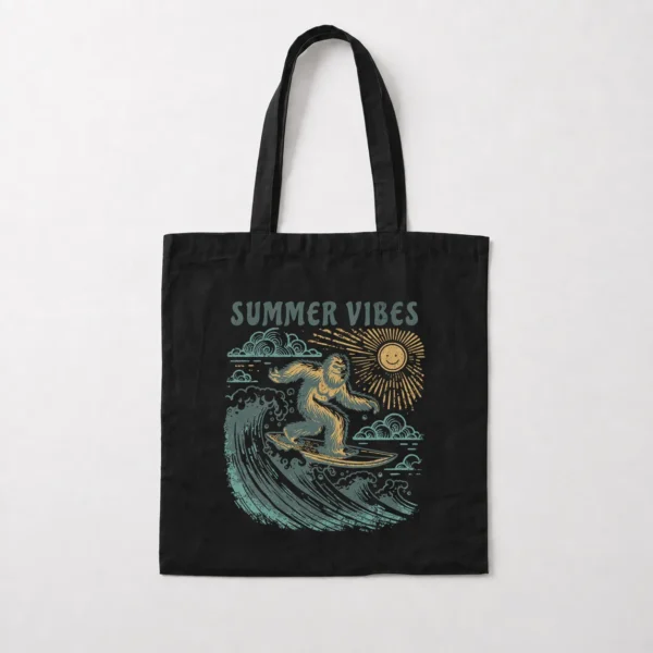 توت بگ تابستانی خرس موج‌سوار طرح Summer Vibes کد 29059
