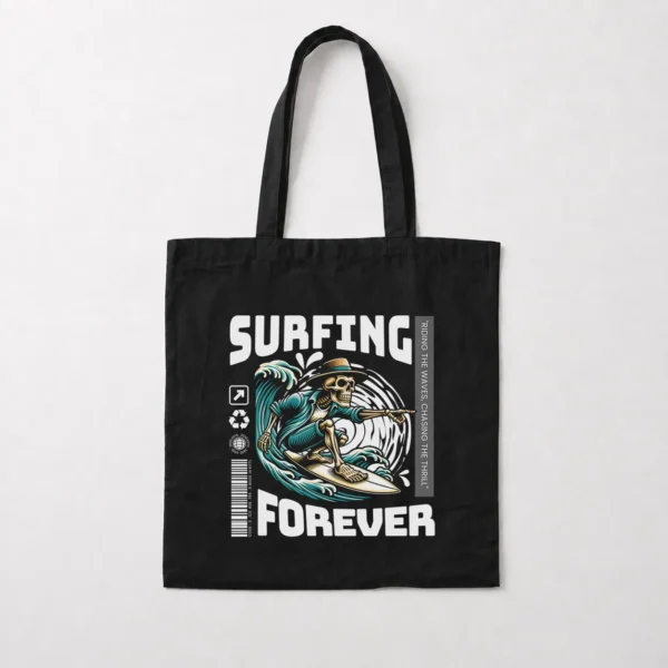 توت بگ تابستانی اسکلت موج‌سوار طرح Surfing Forever کد 29100