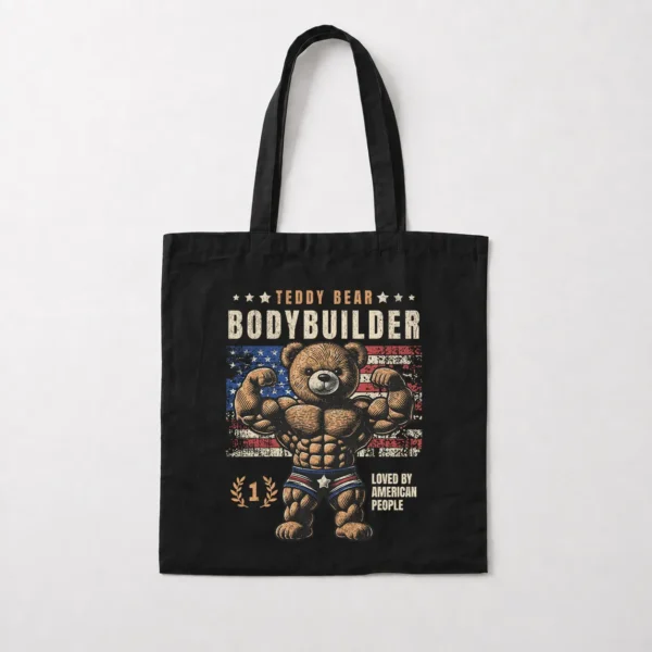 توت بگ خرس بدنساز طرح Teddy Bear Bodybuilder کد 29385