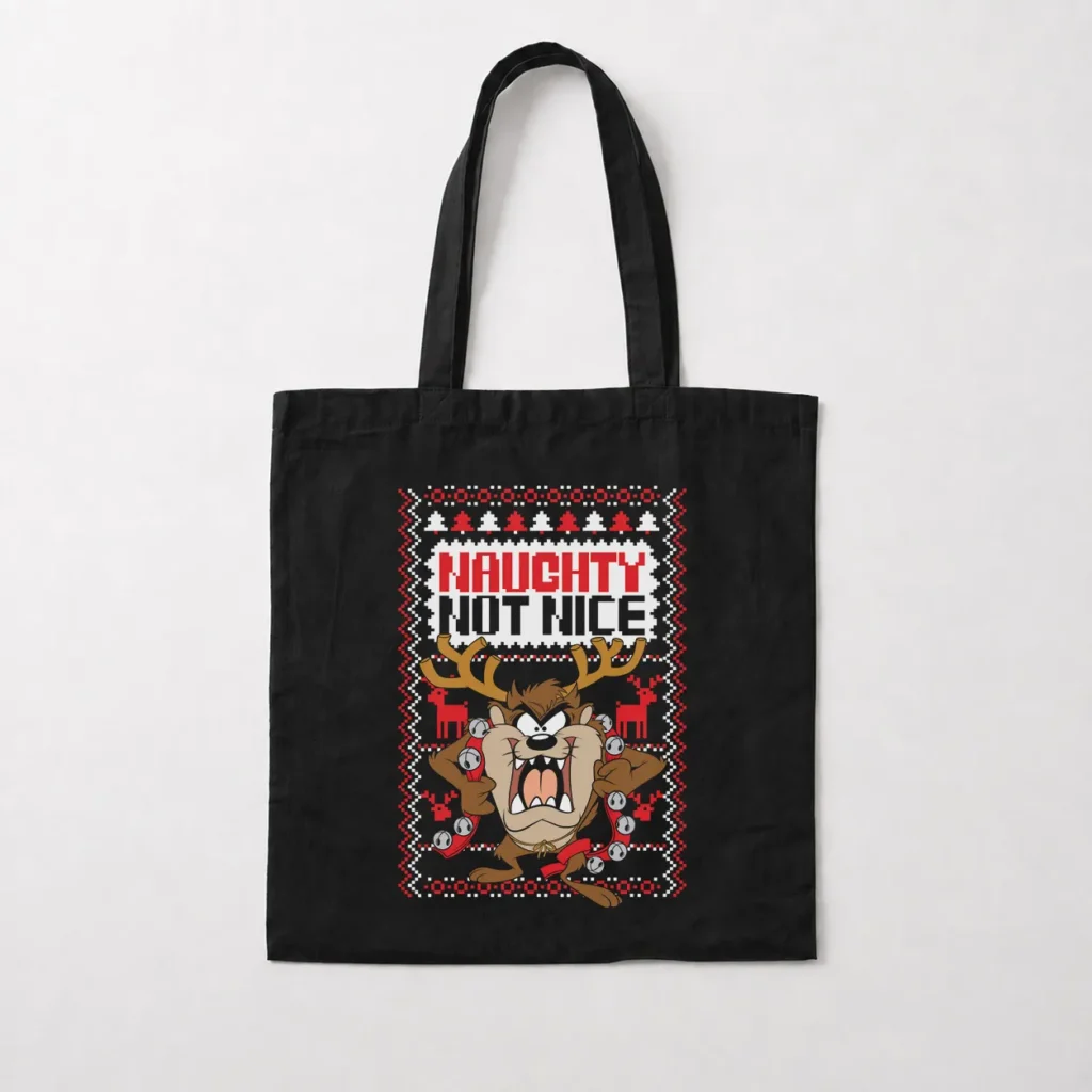 توت بگ تاز کریسمسی طرح Naughty Not Nice کد 30144