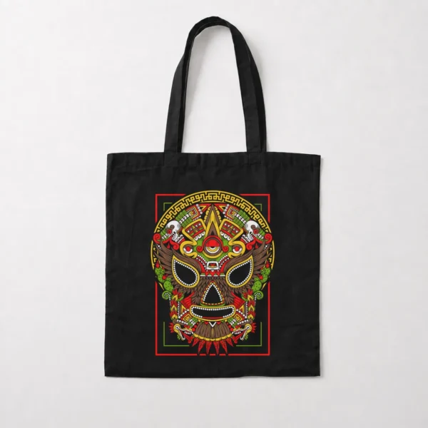توت بگ طرح جمجمه آزتک رنگی (Aztec Skull) کد 30797