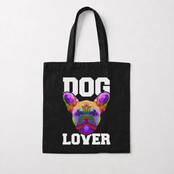 توت بگ سگ بولداگ فرانسوی طرح رنگارنگ Dog Lover کد 30903