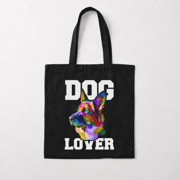 توت بگ سگ ژرمن شپرد طرح رنگارنگ Dog Lover کد 30905