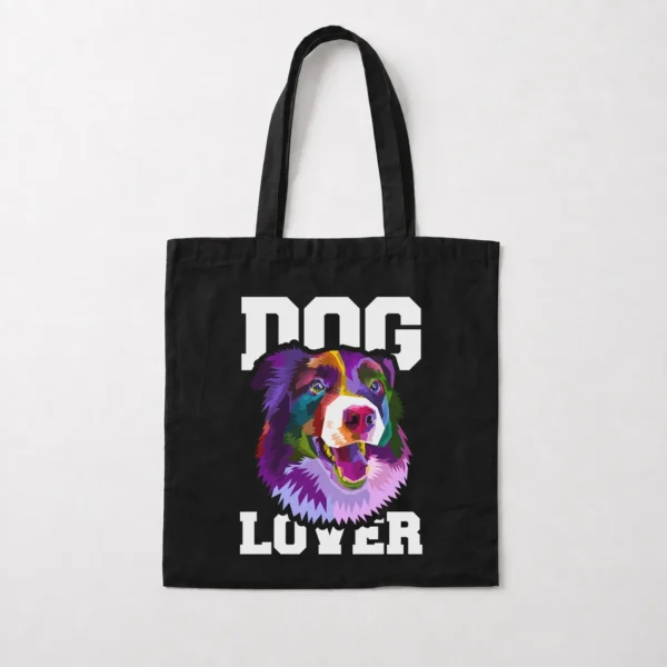 توت بگ سگ بوردر کولی طرح رنگارنگ Dog Lover کد 30908
