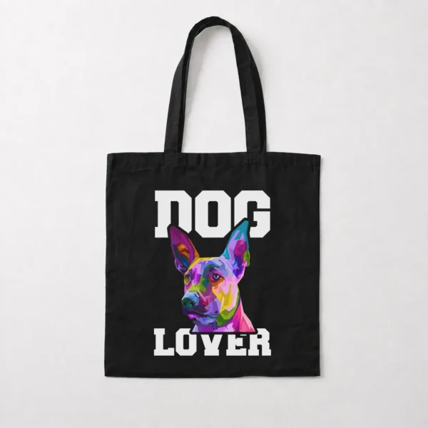 توت بگ سگ دوبرمن طرح رنگارنگ Dog Lover کد 30909
