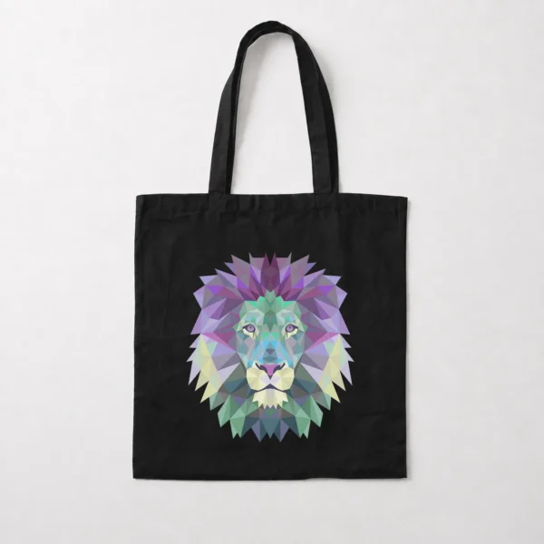 توت بگ شیر طرح هندسی رنگارنگ (Geometric Lion) کد 31064