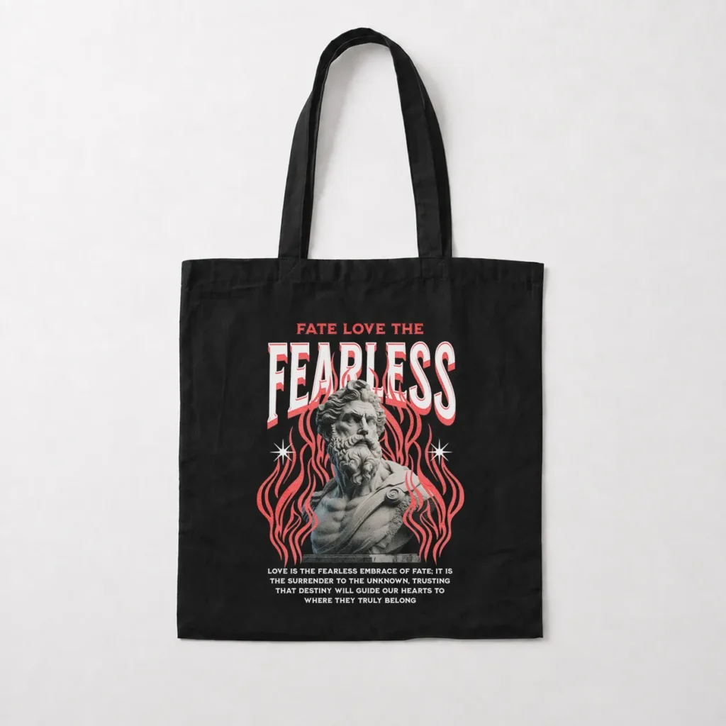 توت بگ انگیزشی طرح Fearless با مجسمه یونانی کد 31463
