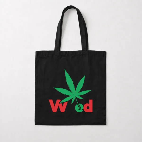 توت بگ تایپوگرافی Weed طرح برگ سبز کد 31560