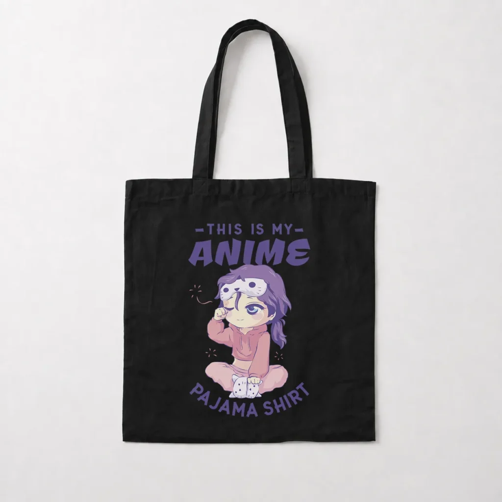 توت بگ دختر انیمه‌ای طرح Anime Pajama Shirt کد 32206