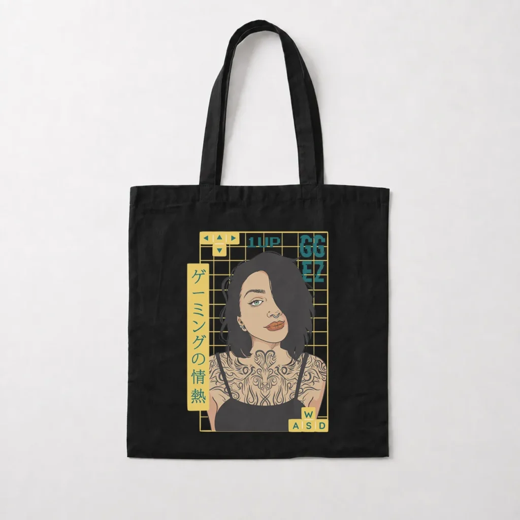 توت بگ گیمینگ طرح دختر گیمر WASD کد 32410