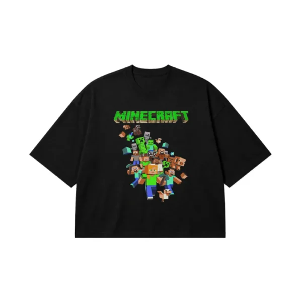 تیشرت باکسی ماینکرافت طرح گروهی (Minecraft) کد 23993