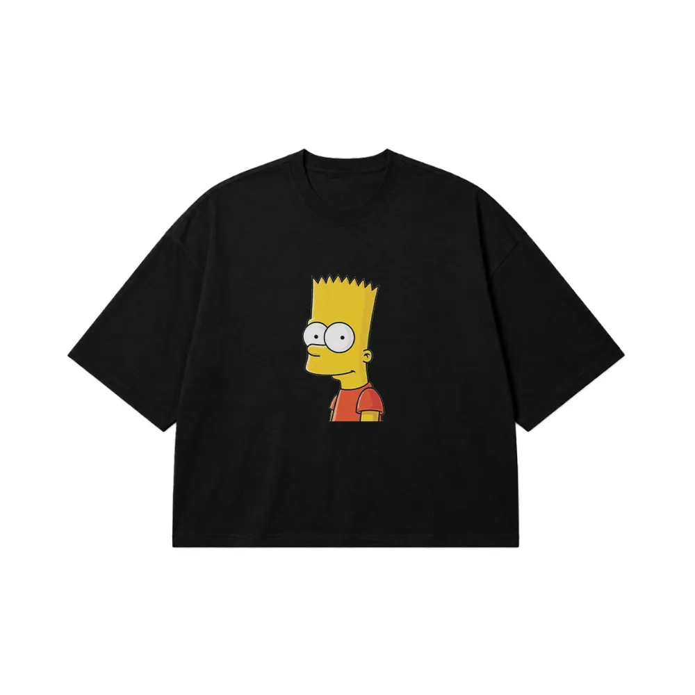 تیشرت باکسی سیمپسون‌ها طرح بارت سیمپسون (Bart Simpson) کد 24060
