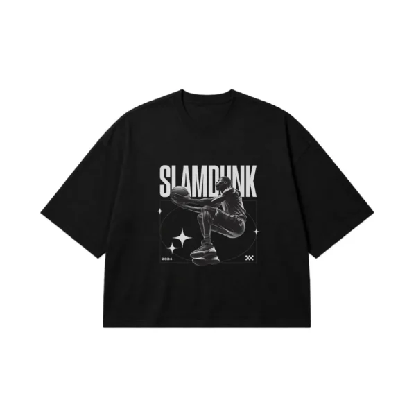 تیشرت باکسی انیمه اسلم دانک طرح بسکتبال (Slam Dunk) کد 24245