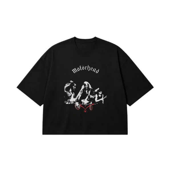 تیشرت باکسی موتورهد طرح اجرای راک (Motörhead) کد 24313