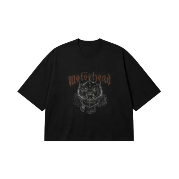 تیشرت باکسی موتورهد طرح وارپیک تاریک (Motörhead) کد 24314