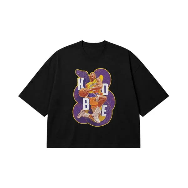 تیشرت باکسی کوبی برایانت طرح بسکتبال (Kobe Bryant) کد 24706
