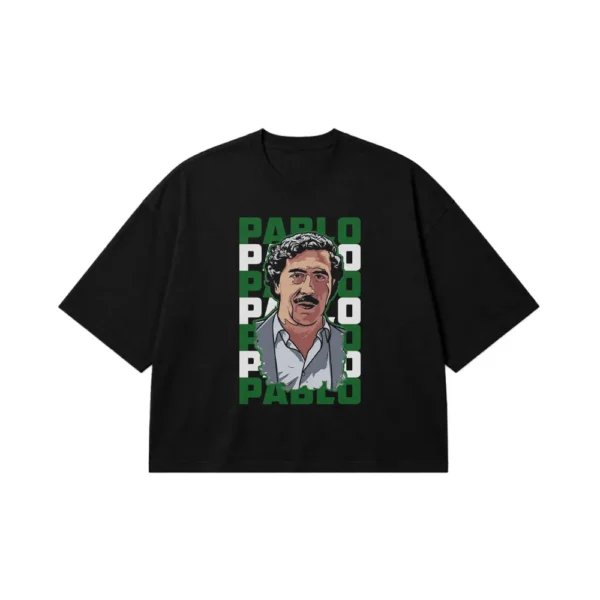 تیشرت باکسی پابلو اسکوبار طرح پرتره (Pablo Escobar) کد 25102