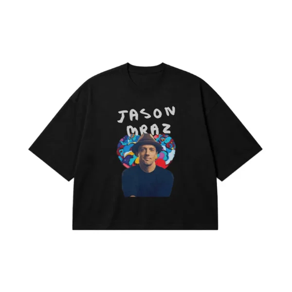 تیشرت باکسی جیسون مراز طرح رنگی (Jason Mraz) کد 25128