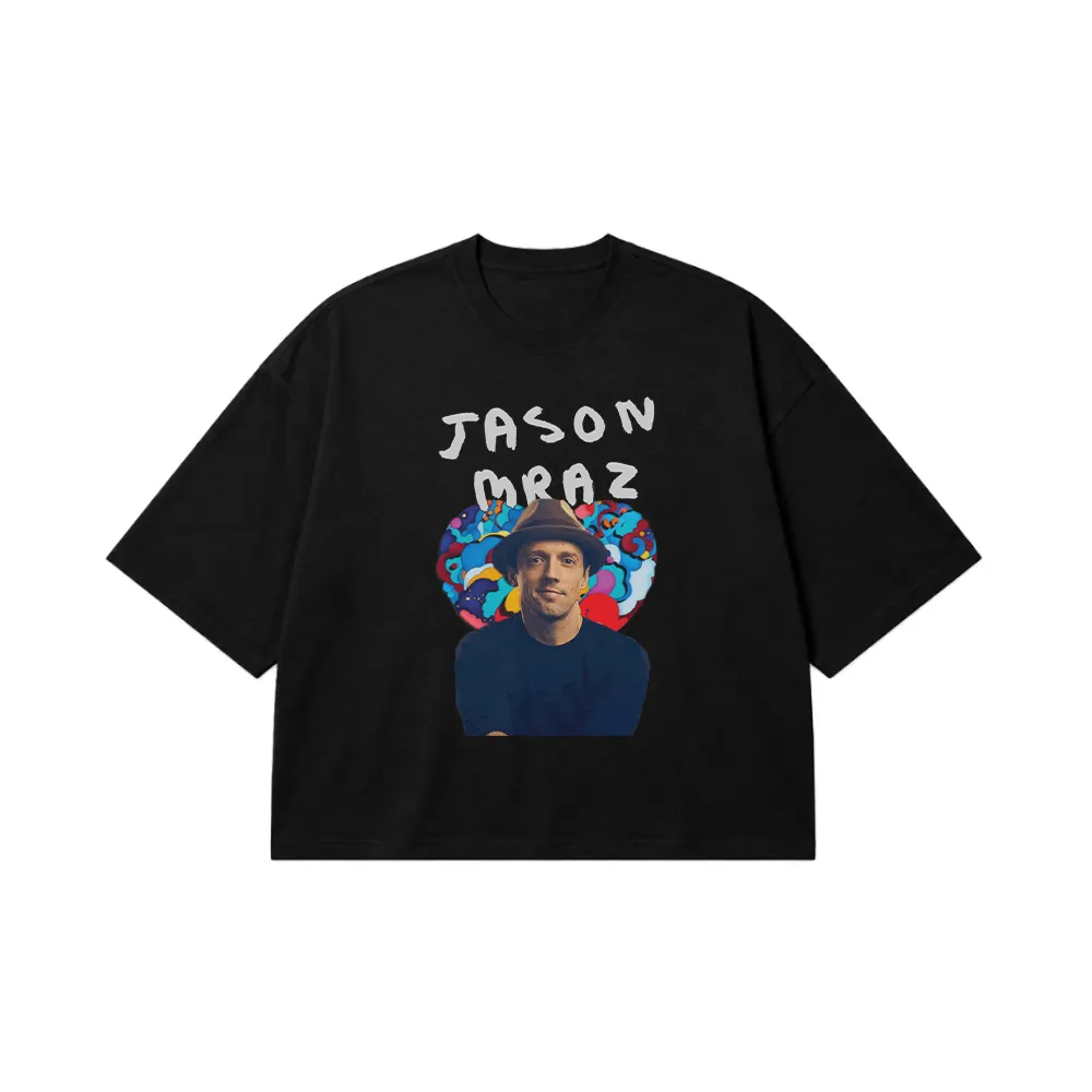 تیشرت باکسی جیسون مراز طرح رنگی (Jason Mraz) کد 25128