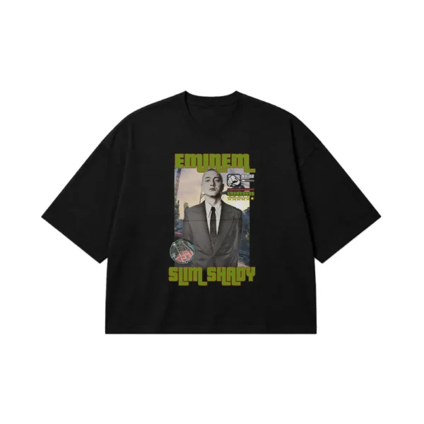 تیشرت باکسی امینم طرح Slim Shady (Eminem) کد 25179