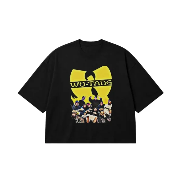 تیشرت باکسی وو-تنگ کلن طرح لوگو (Wu-Tang Clan) کد 25191