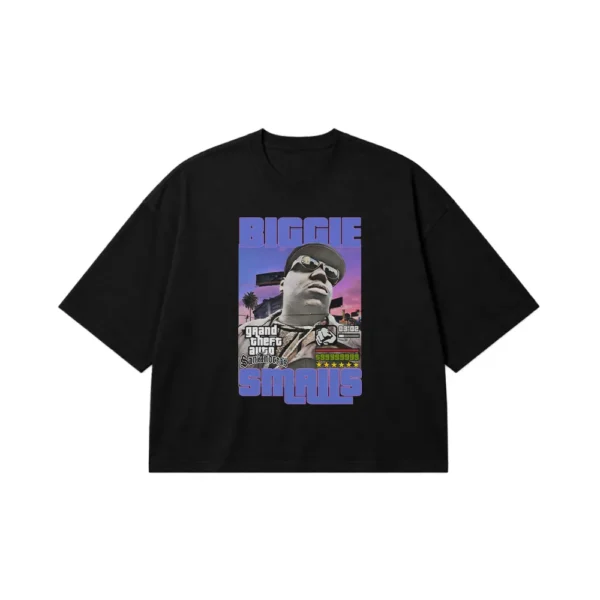 تیشرت باکسی بیگی اسمالز طرح GTA (Biggie Smalls) کد 25192