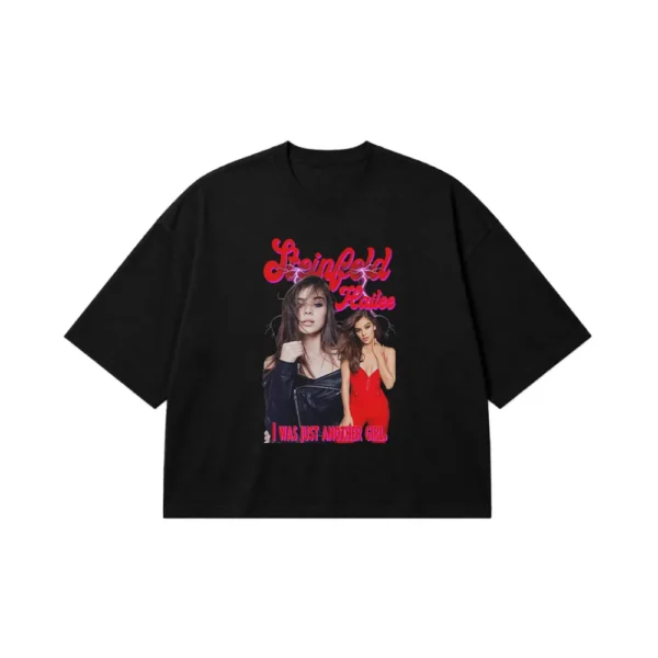 تیشرت باکسی هیلی استینفلد طرح گلامور (Hailee Steinfeld) کد 25202