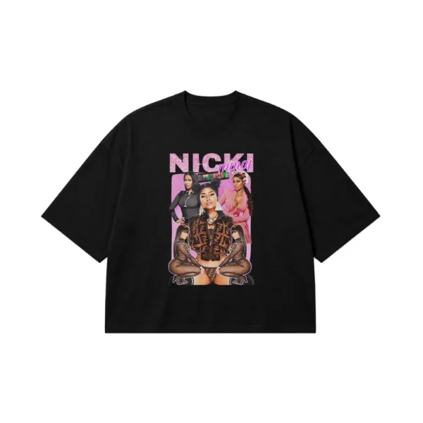 تیشرت باکسی نیکی میناژ طرح مد (Nicki Minaj) کد 25215