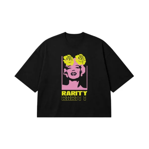 تیشرت باکسی پرتره مرلین مونرو طرح Rarity کد 26357