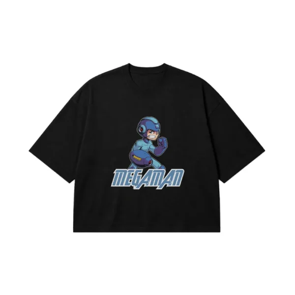 تیشرت باکسی مگا من طرح کلاسیک (Mega Man) کد 26647