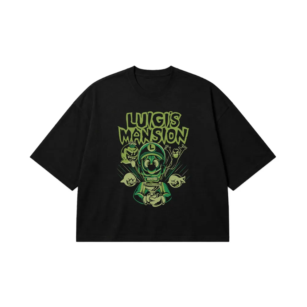 تیشرت باکسی سوپر ماریو طرح Luigi’s Mansion کد 26665