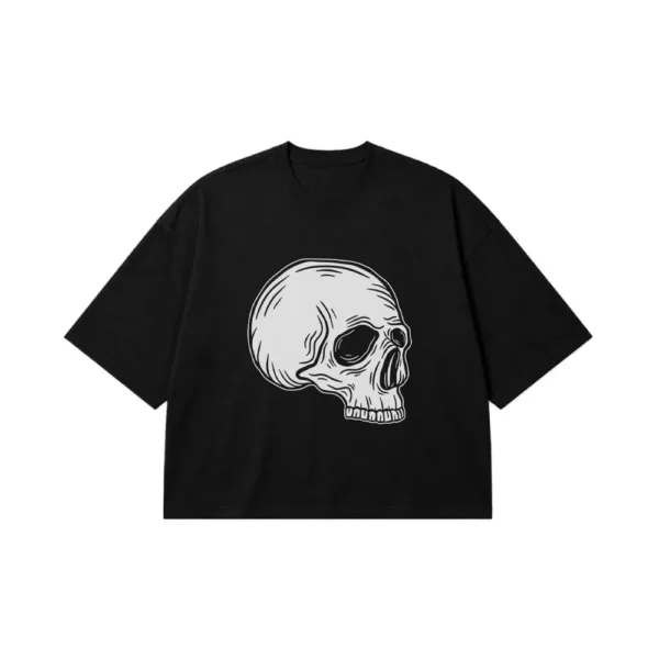 تیشرت باکسی جمجمه طرح Speak No Evil کد 27613