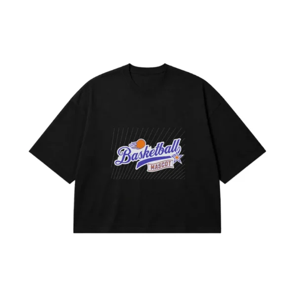 تیشرت باکسی بسکتبال طرح Basketball Mascot کد 28207