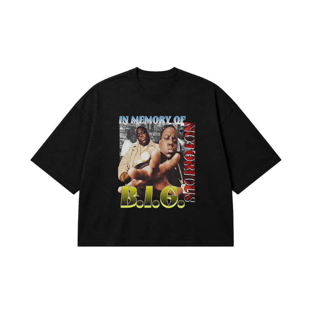تیشرت باکسی نوتوریوس بی‌آی‌جی طرح یادبود (Notorious B.I.G.) کد 28238