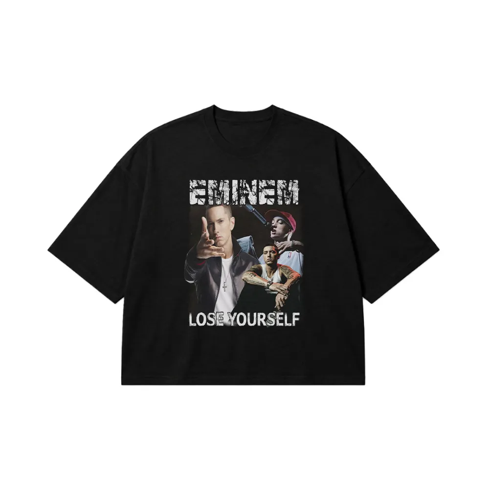 تیشرت باکسی امینم طرح Lose Yourself کد 28249
