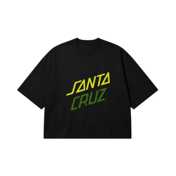 تیشرت باکسی تایپوگرافی Santa Cruz کد 28347