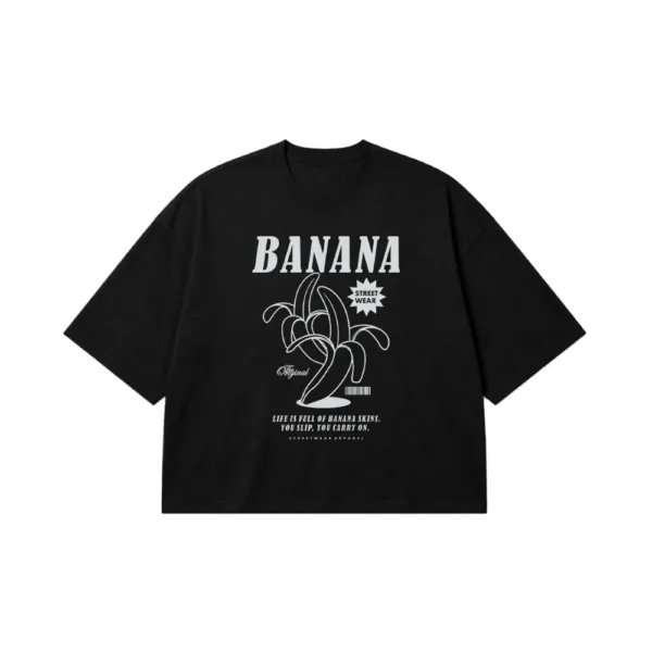 تیشرت باکسی موز طرح Banana Streetwear کد 28614
