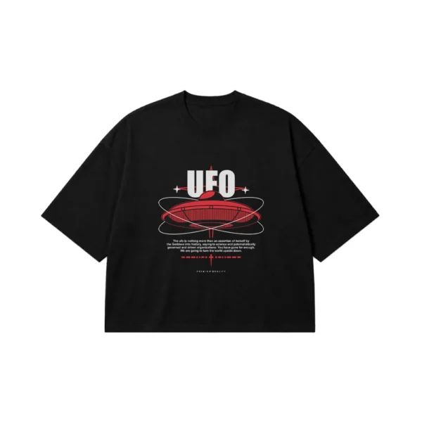 تیشرت باکسی یوفو طرح UFO کد 28708