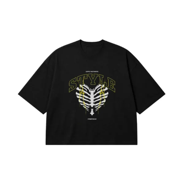 تیشرت باکسی اسکلت طرح Style Streetwear کد 28736