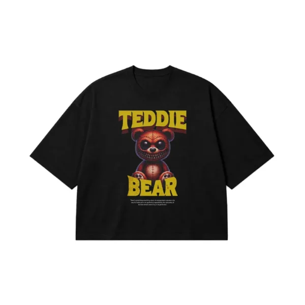 تیشرت باکسی خرس ترسناک طرح Teddie Bear کد 29264