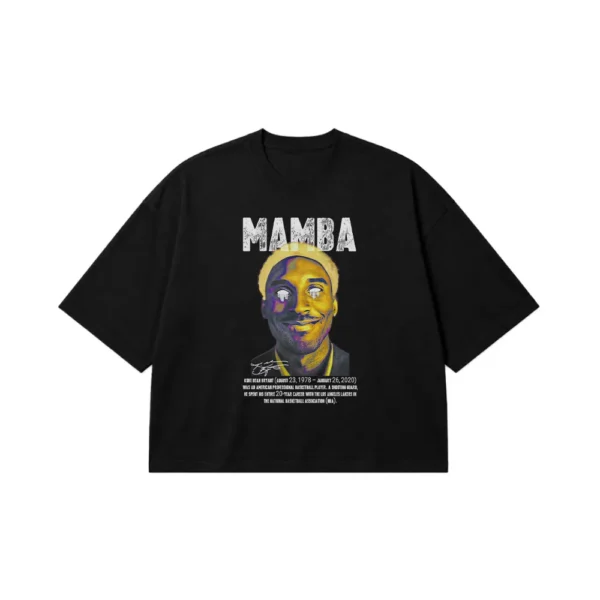 تیشرت باکسی کوبی برایانت طرح مامبا (Kobe Bryant) کد 29808