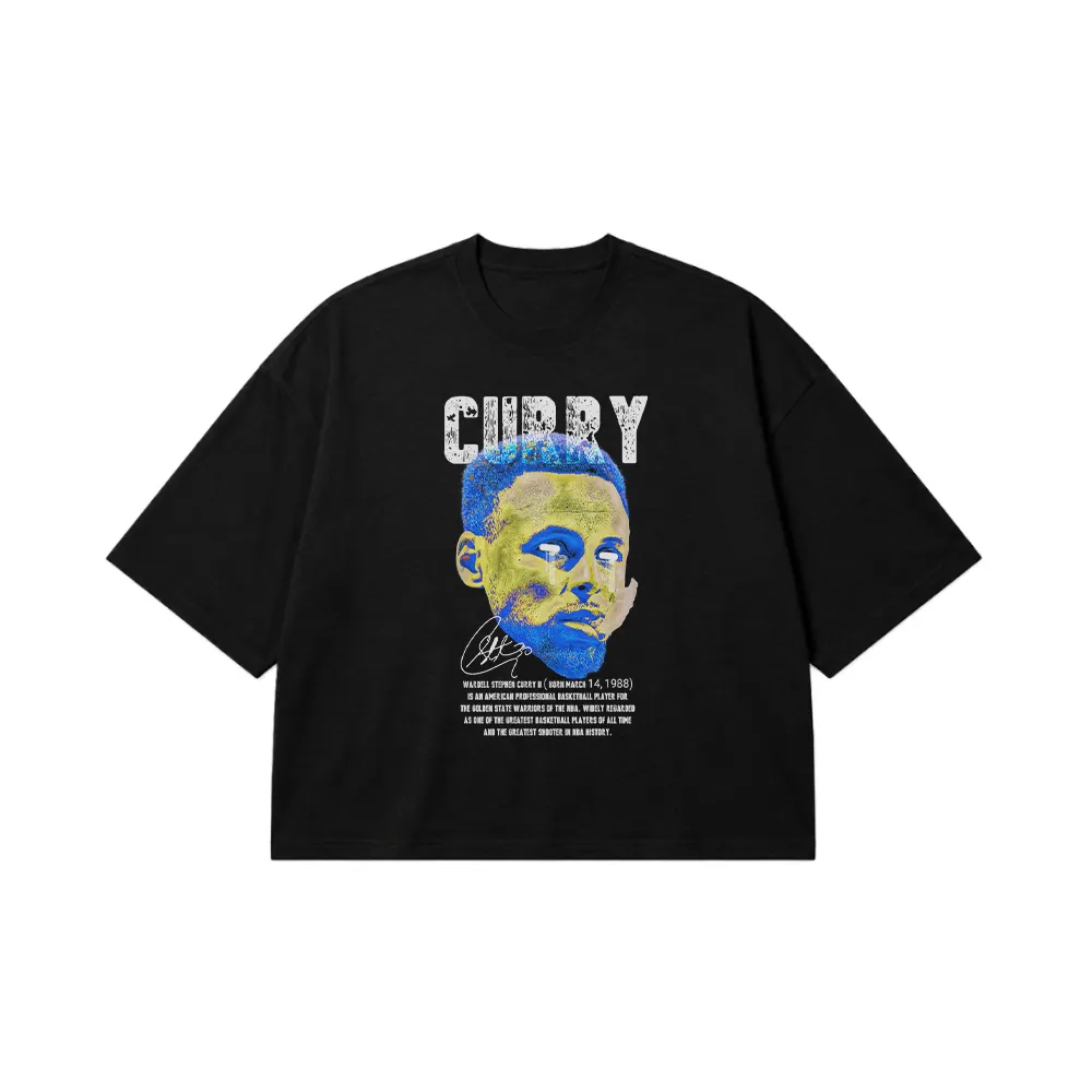 تیشرت باکسی بسکتبال طرح استفن کری (Stephen Curry) کد 29824