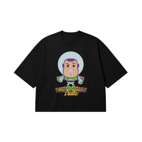 تیشرت باکسی باز لایتیر طرح Not Today Zurg (Toy Story) کد 29854