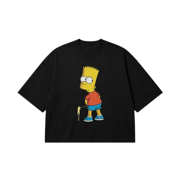 تیشرت باکسی بارت سیمپسون طرح شیطنت (Bart Simpson) کد 29866