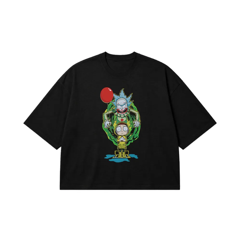تیشرت باکسی ریک و مورتی طرح کریسمسی (Rick and Morty) کد 29954