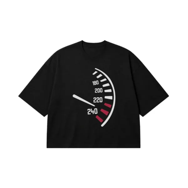 تیشرت باکسی خودرو طرح کیلومتر شمار (Speedometer) کد 29979